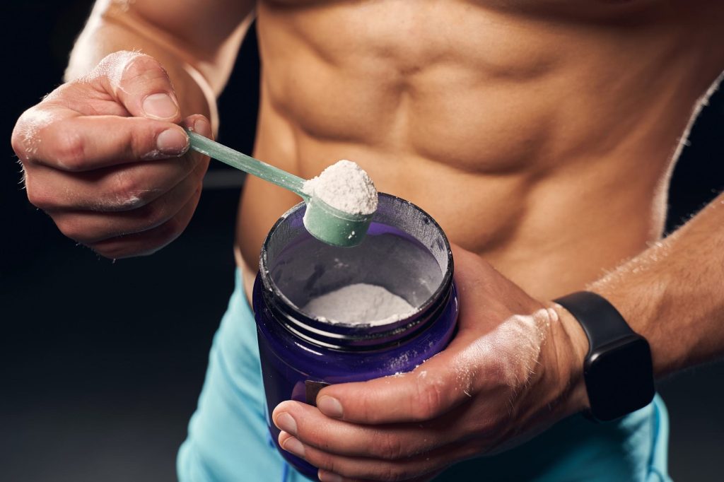 body building protein powder supplement